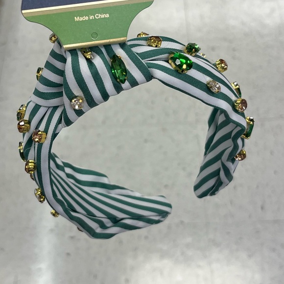 NWT ⚜️💚⚜️ Piper K Gorgeous Crystals Embellished Hair Headband - Picture 6 of 8